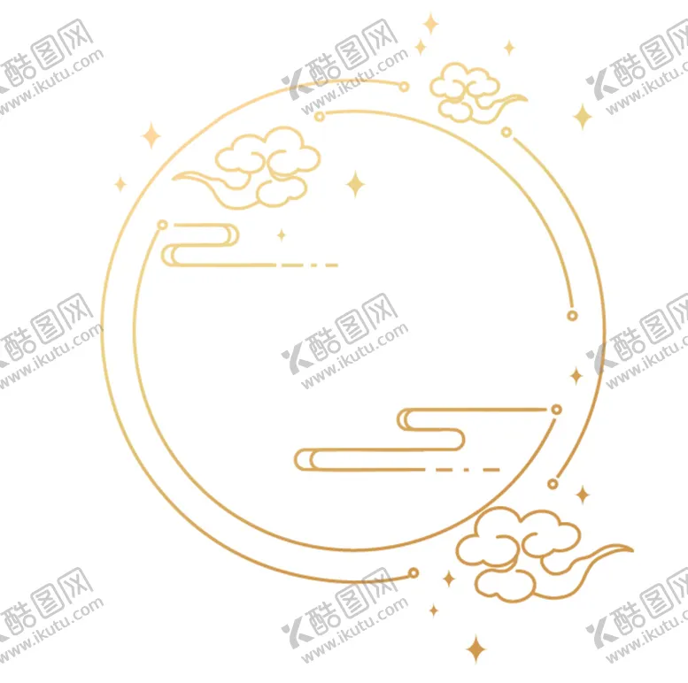编号：03584609181000501906【酷图网】源文件下载-祥云边框
