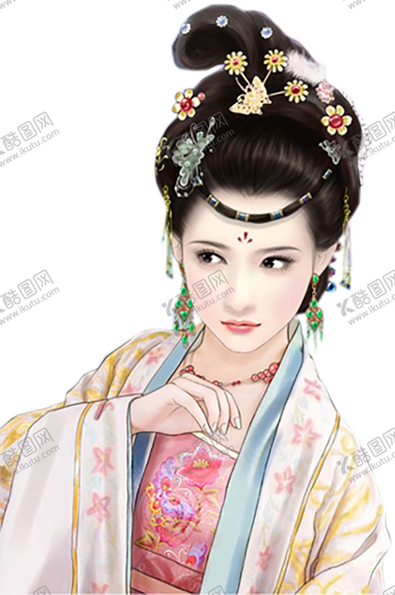 编号：52294501251135409025【酷图网】源文件下载-  古装帅哥美女插画图片 