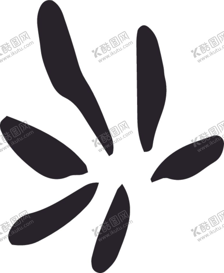 编号：19889406271816507214【酷图网】源文件下载-黑白涂鸦植物
