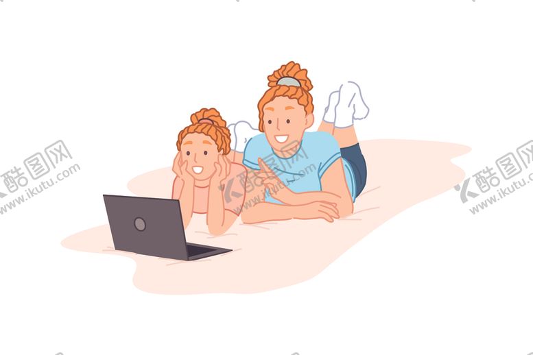 编号：48465710011557007831【酷图网】源文件下载-简约人物日常生活插画