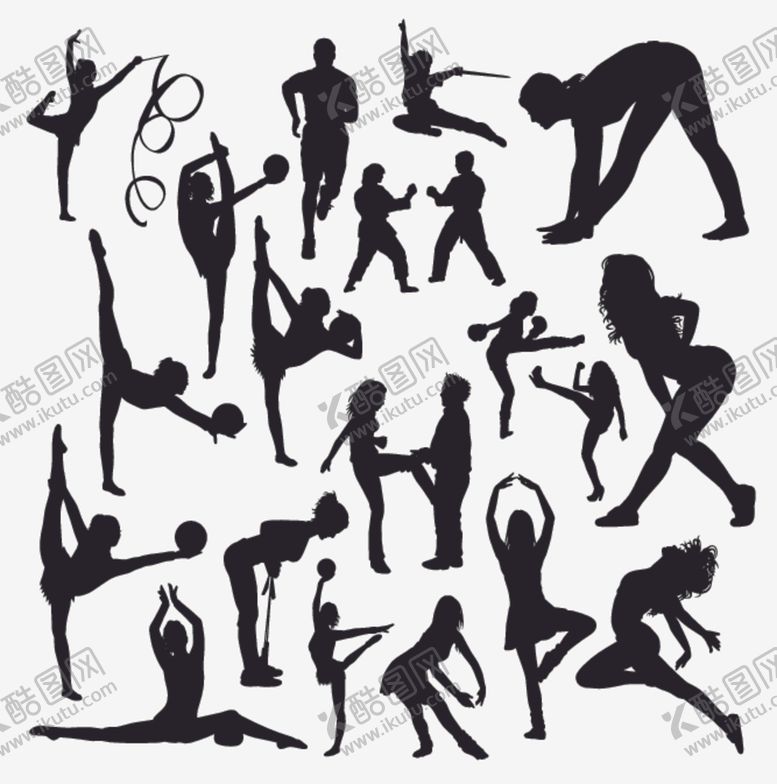 编号：33946509142233369678【酷图网】源文件下载-运动剪影