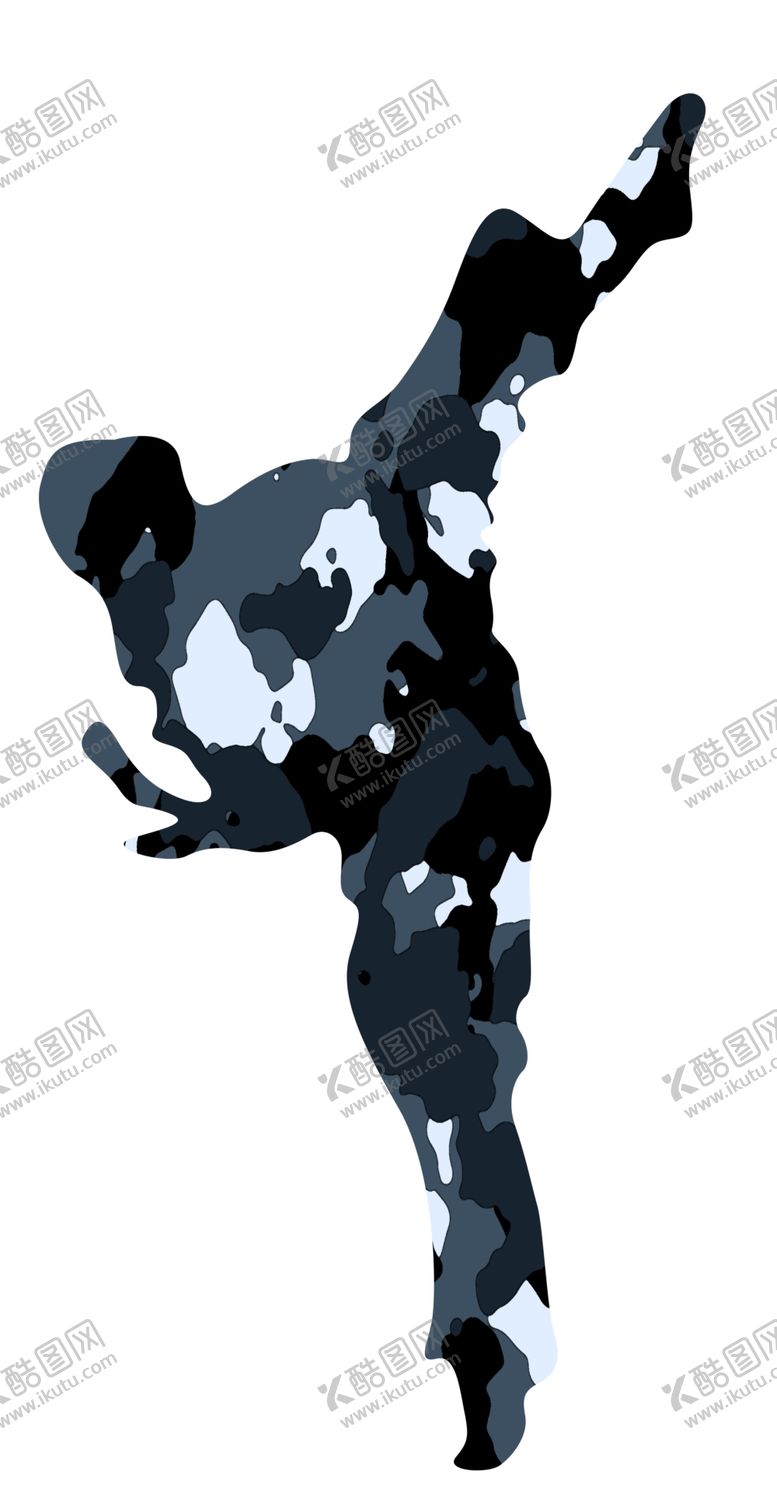 编号：81802605141746374002【酷图网】源文件下载-跆拳道武术卡通迷彩漫画