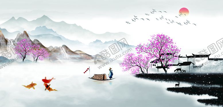 编号：54391609212226511526【酷图网】源文件下载-意境山水