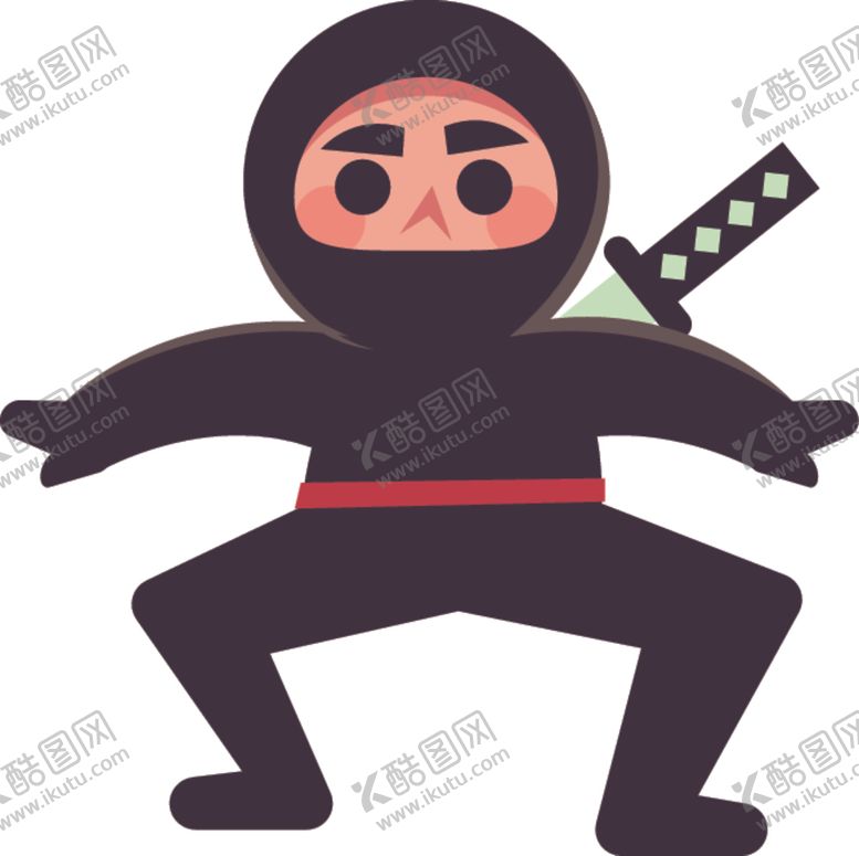 编号：82718907042225361460【酷图网】源文件下载-卡通忍者