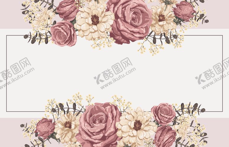 编号：22062611012029447931【酷图网】源文件下载-花卉卡片