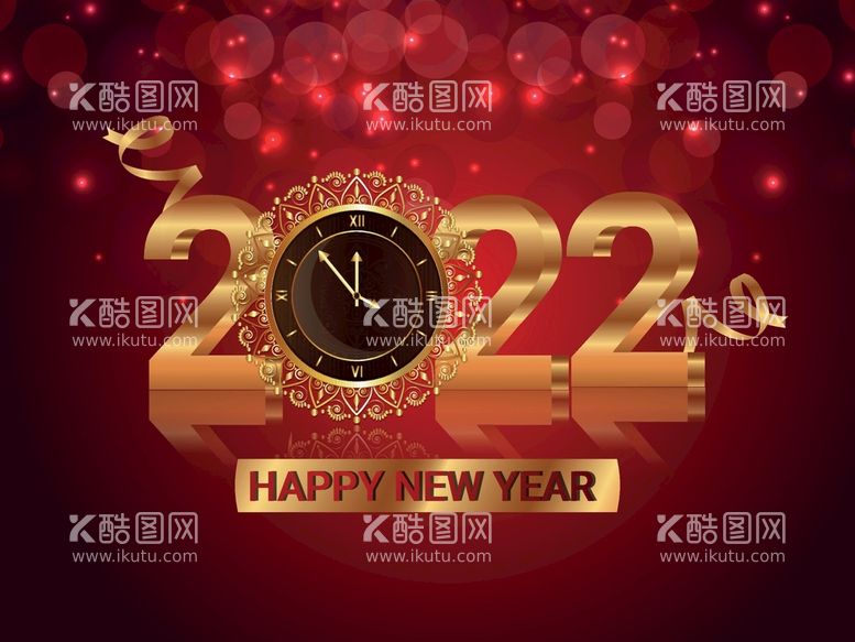 编号：56319409270646201837【酷图网】源文件下载-2022新年海报 2022字体