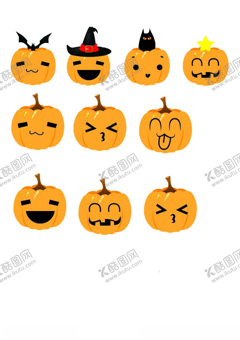 编号：29239404271642431387【酷图网】源文件下载-南瓜表情