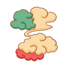 国潮   祥云    敦煌