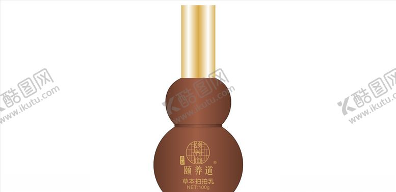 编号：91855509252002117125【酷图网】源文件下载-养生葫芦瓶丝印设计