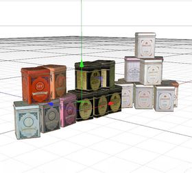 茶叶罐C4D模型