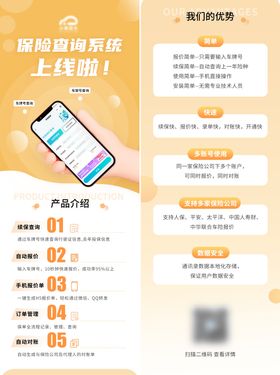 保险查询系统上线长图