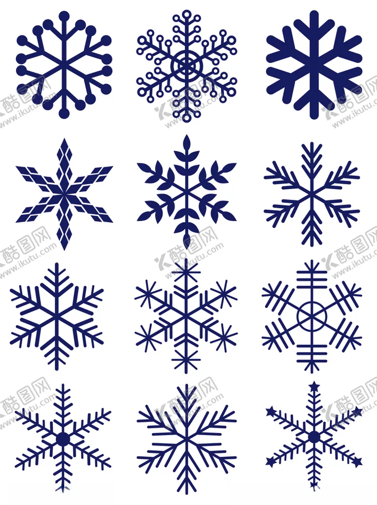 编号：29065203270030571585【酷图网】源文件下载-矢量雪花图标