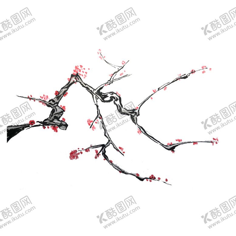 编号：45738606261407386523【酷图网】源文件下载-梅花树枝元素