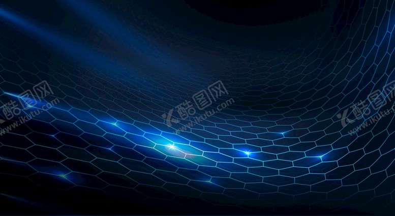 编号：39682710300846086842【酷图网】源文件下载-六边形科技背景