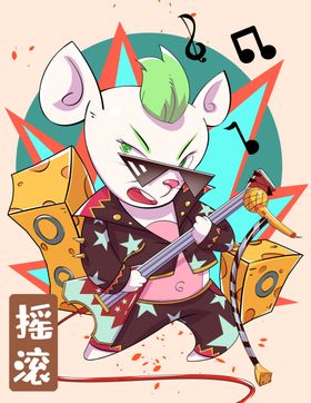 十二生肖兔亥猪挂图