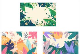 植物插画背景合集