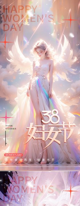 妇女节海报系列38浪漫