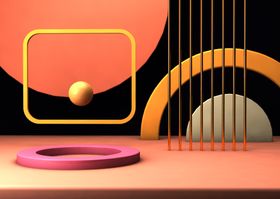 c4d电商素材c4d促销海报