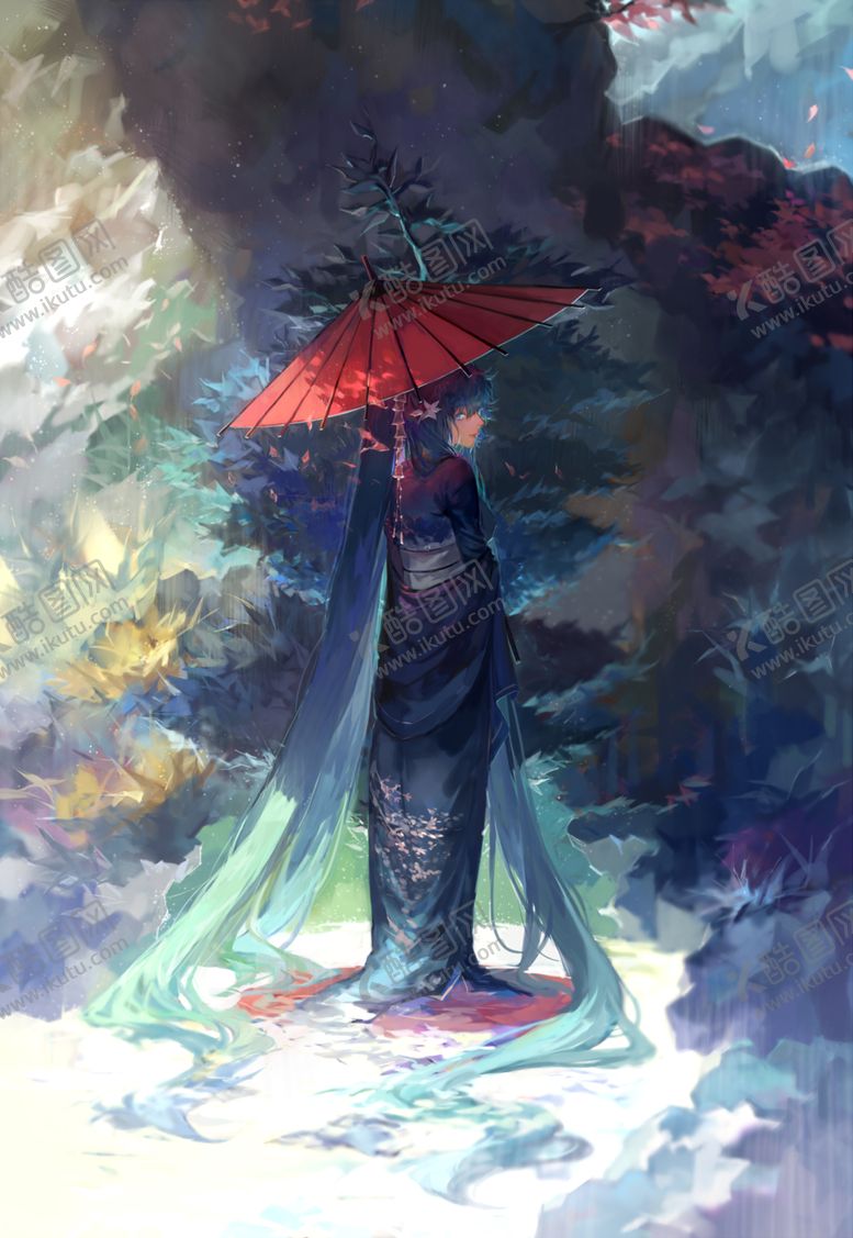 编号：80007606250924206968【酷图网】源文件下载-古风人物美女插画素材