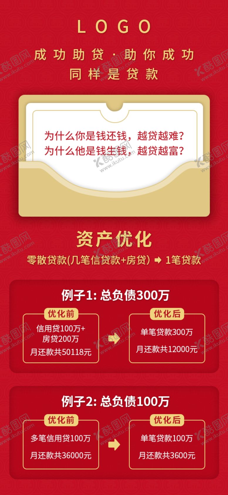 编号：13838105101413493811【酷图网】源文件下载-红色贷款助贷手机海报