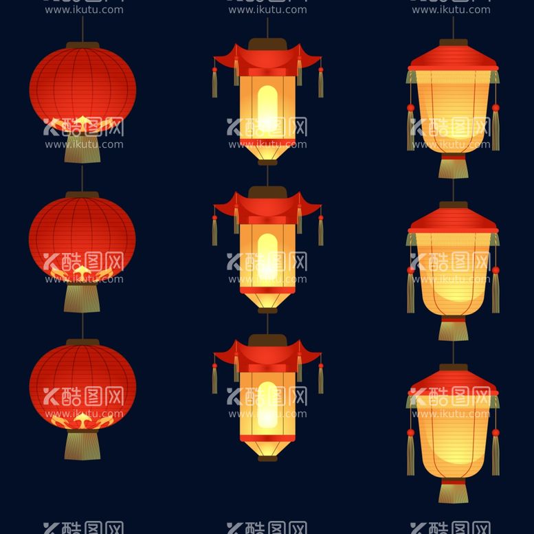 编号：12355703102328176791【酷图网】源文件下载-灯笼效果图