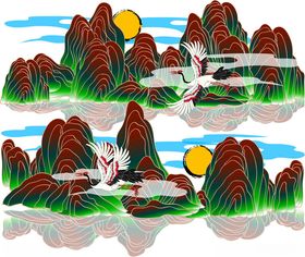 秋日山水间的诗意景致