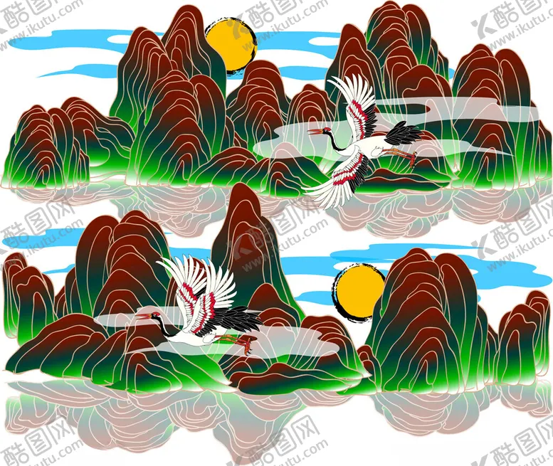 编号：86247011251831555008【酷图网】源文件下载-山水间的诗意风景画面