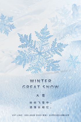 大雪节气设计