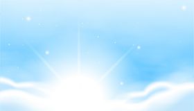 蓝色天空插图