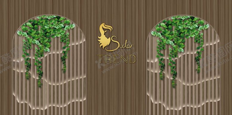 编号：74284709290412579959【酷图网】源文件下载-理发店背景墙