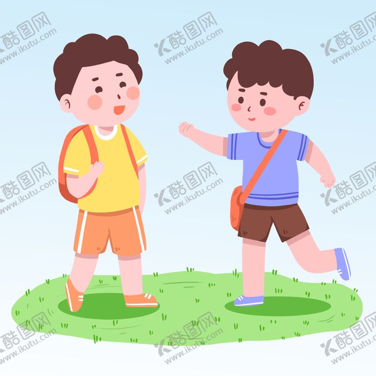 编号：71095610020556028619【酷图网】源文件下载- 学生上学 