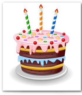 矢量生日元素