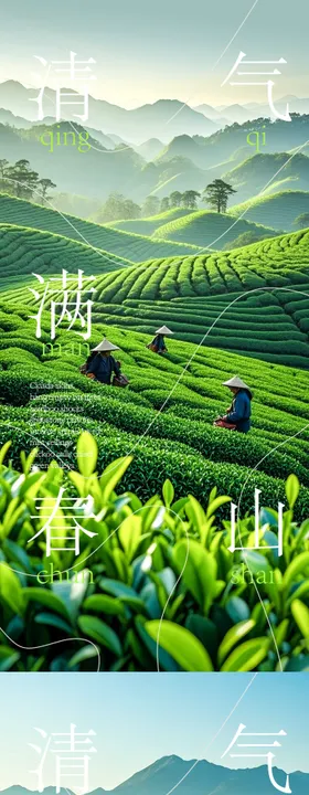 清明节气移动端海报