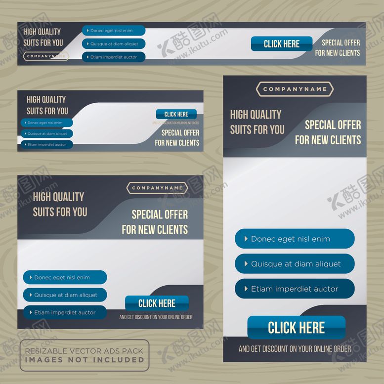 编号：79944509290103106129【酷图网】源文件下载-矢量横幅素材