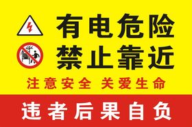 编号：18975009230404294508【酷图网】源文件下载-禁止标识有电危险禁止烟火