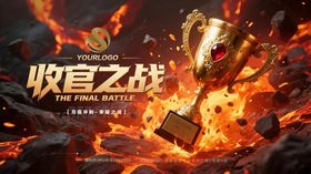 酒吧KTV收官之战横版海报