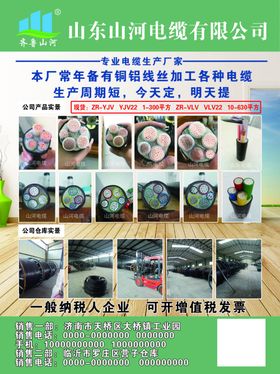 电线电缆海报宣传彩页