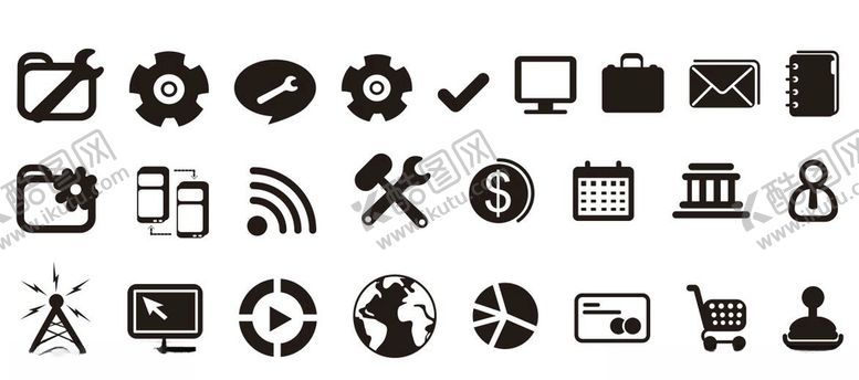 编号：74686309280305514578【酷图网】源文件下载-矢量小图标大全