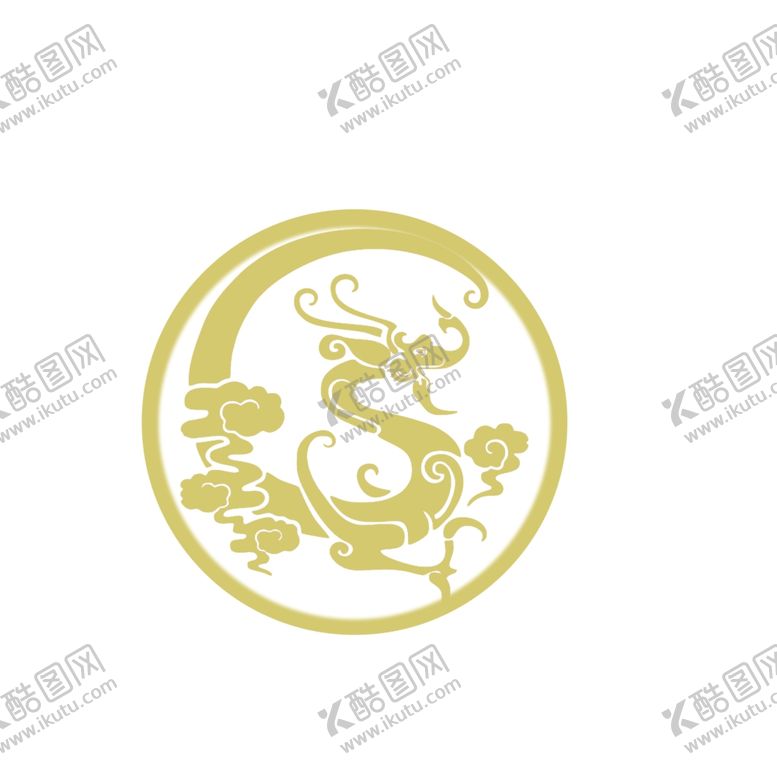 编号：18460209281220375940【酷图网】源文件下载-中国风古典龙纹