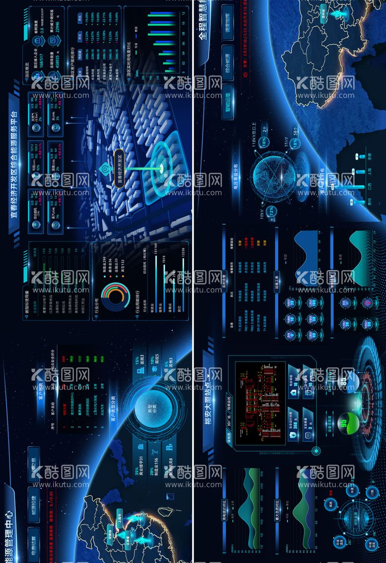 编号：94701411200033198266【酷图网】源文件下载-可视化大屏