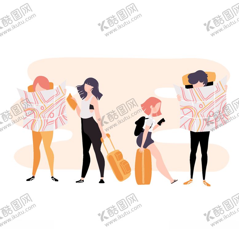 编号：82110810292337522552【酷图网】源文件下载-旅客游客