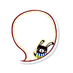 卡通边框小报儿童素材