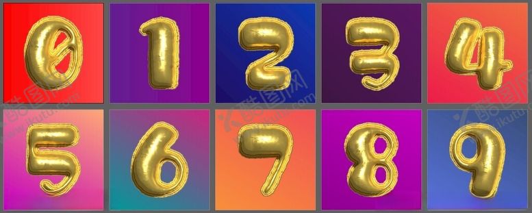 编号：13311601250454419535【酷图网】源文件下载-3D数字膨胀风效果