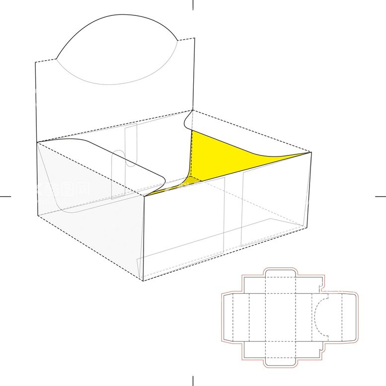编号：42017309252238249127【酷图网】源文件下载-包装盒刀模