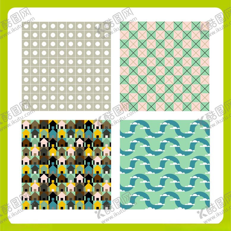 编号：65327711211603396838【酷图网】源文件下载-多样几何图案纹理集合