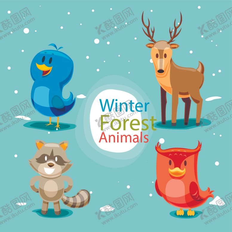 编号：44568109290029104009【酷图网】源文件下载-卡通动物