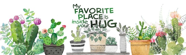 编号：27786309281850131635【酷图网】源文件下载-手绘绿色植物插画线稿图片