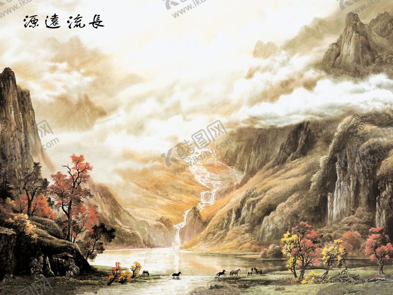 编号：71666110180336454585【酷图网】源文件下载-古风背景墙