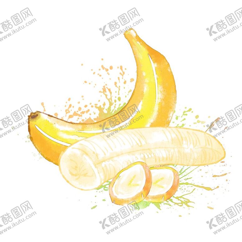 编号：58094212010658352648【酷图网】源文件下载-香蕉喷溅 