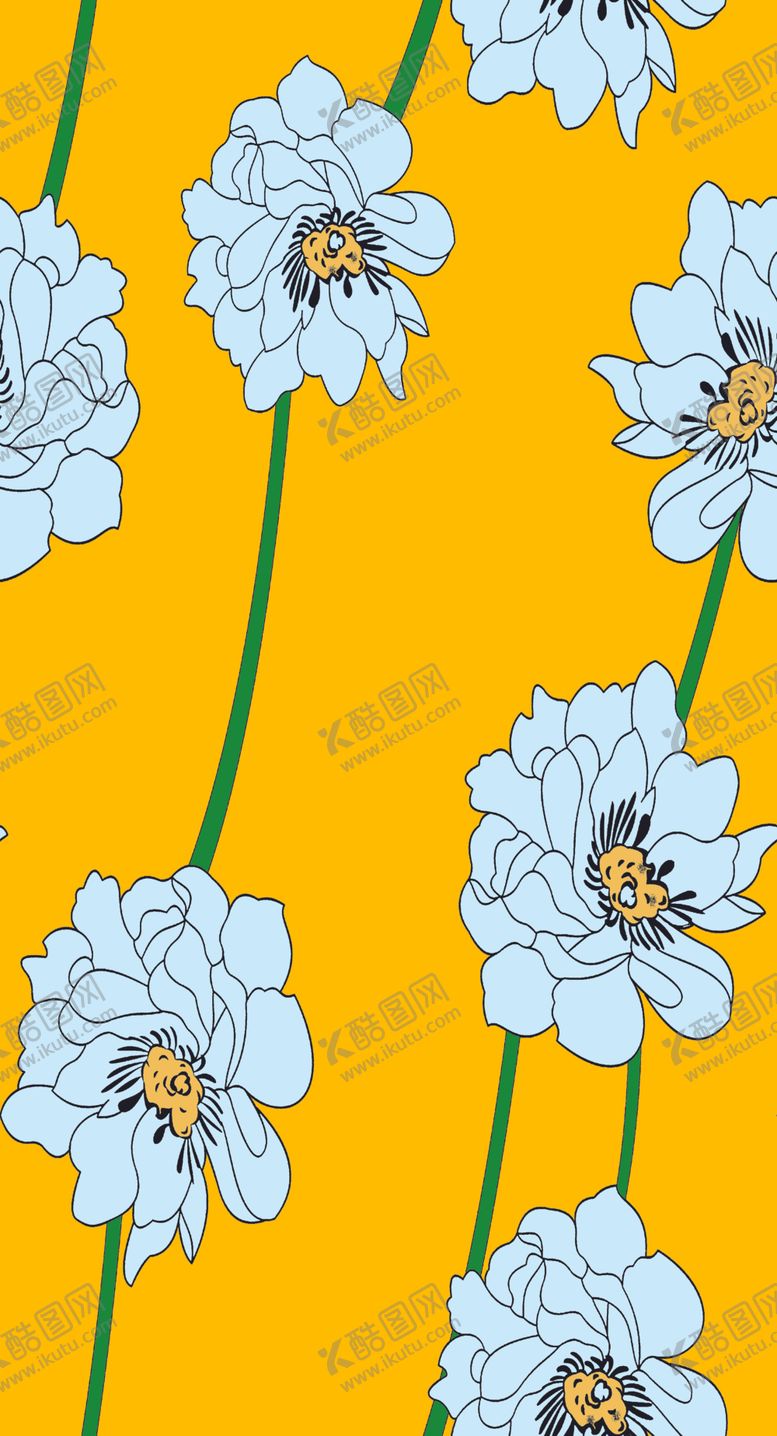 编号：57201805010612232621【酷图网】源文件下载-黄底白花